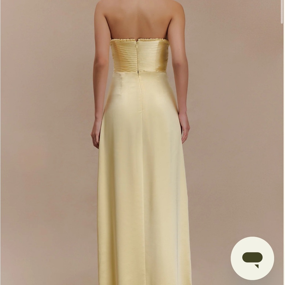 Meshki Strapless Yellow Dress - Picture 2 of 9
